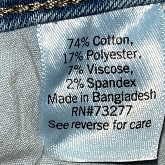 Nine West Sculpting Denim High Rise Bootcut‎ Medium Wash Denim Jeans Size 16 New - Picture 12 of 16